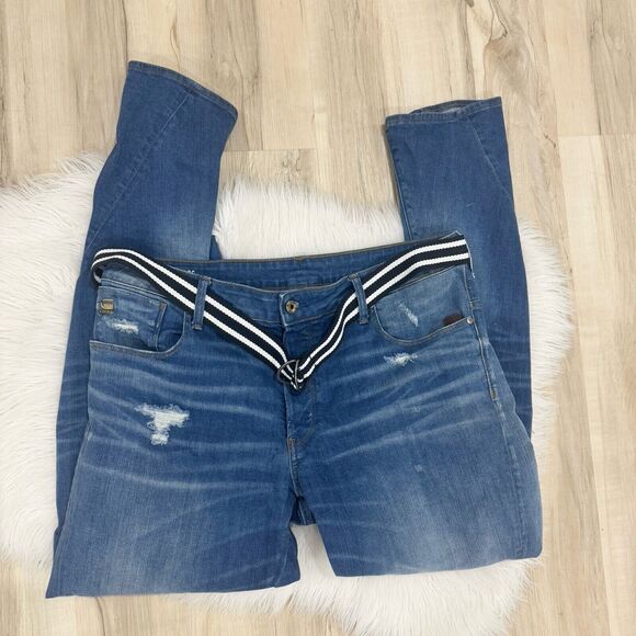 Mens G-Star RAW Arc 3D Relaxed Tapered Jeans 36x34 AS - Picture 2 of 7